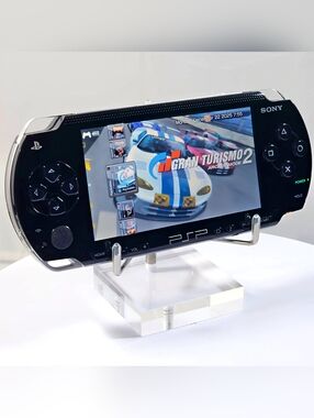 Sony PSP 1000 Black Handheld Console | Plug & Play | Accessories & Content